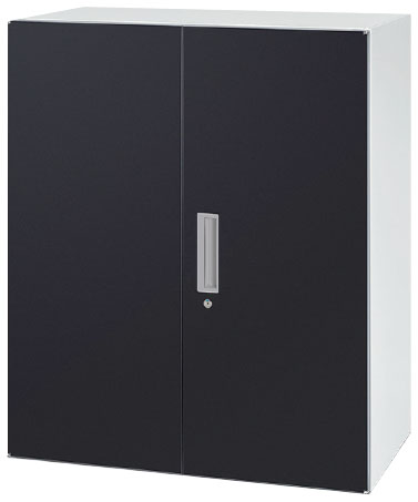 書庫H1200拡大画像 役員用家具ブラック&ホワイトシリーズ書庫H1020