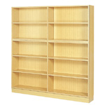 直立型木製書架単式(片面)2連 (図書室用)詳細ページへ