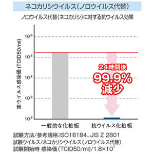 （ノロウイルス代替え）ウイルスによる試験