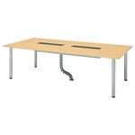WSE型OA対応テーブル コンセントタイプ　ミーティングテーブル MT121110N